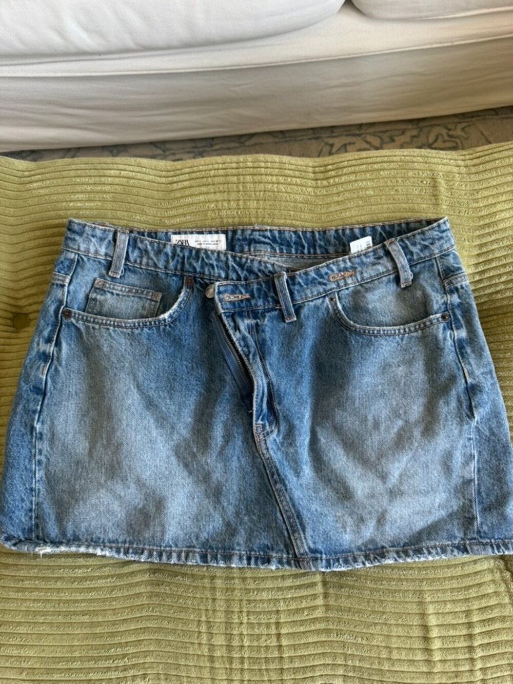 Zara denim skirt size L